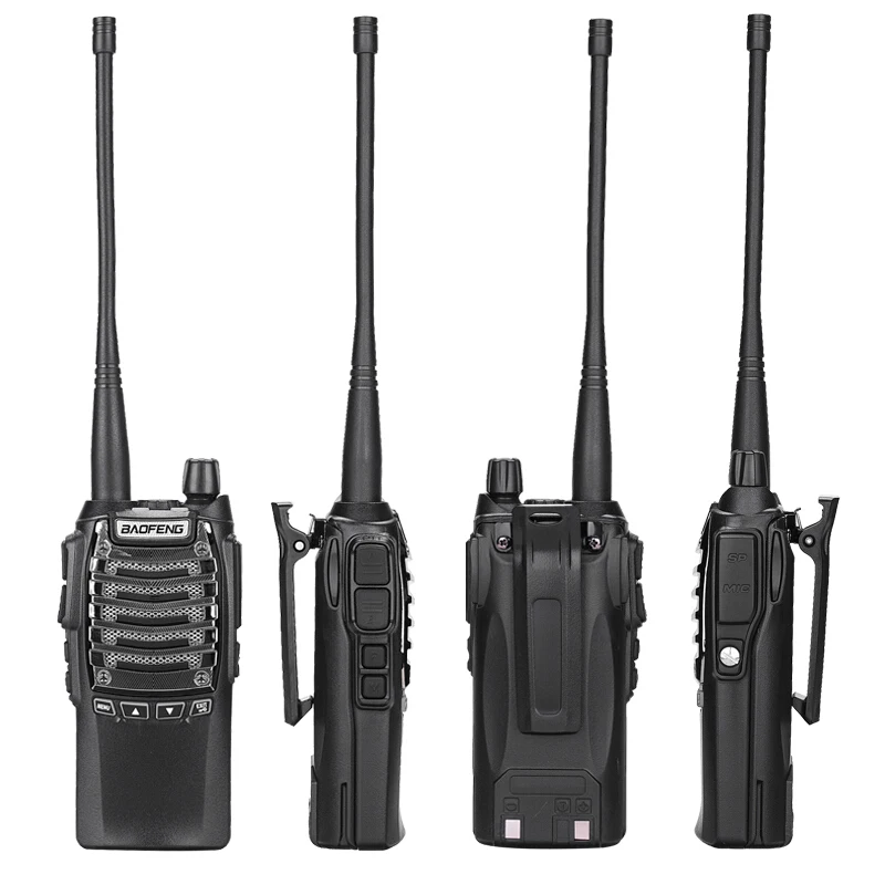 BaoFeng General UV-8D Walkie Talkie 5W Portable UHF 400~480MHZ Dual PTT Radio Two-Way Single Band Interphone Hand Free
