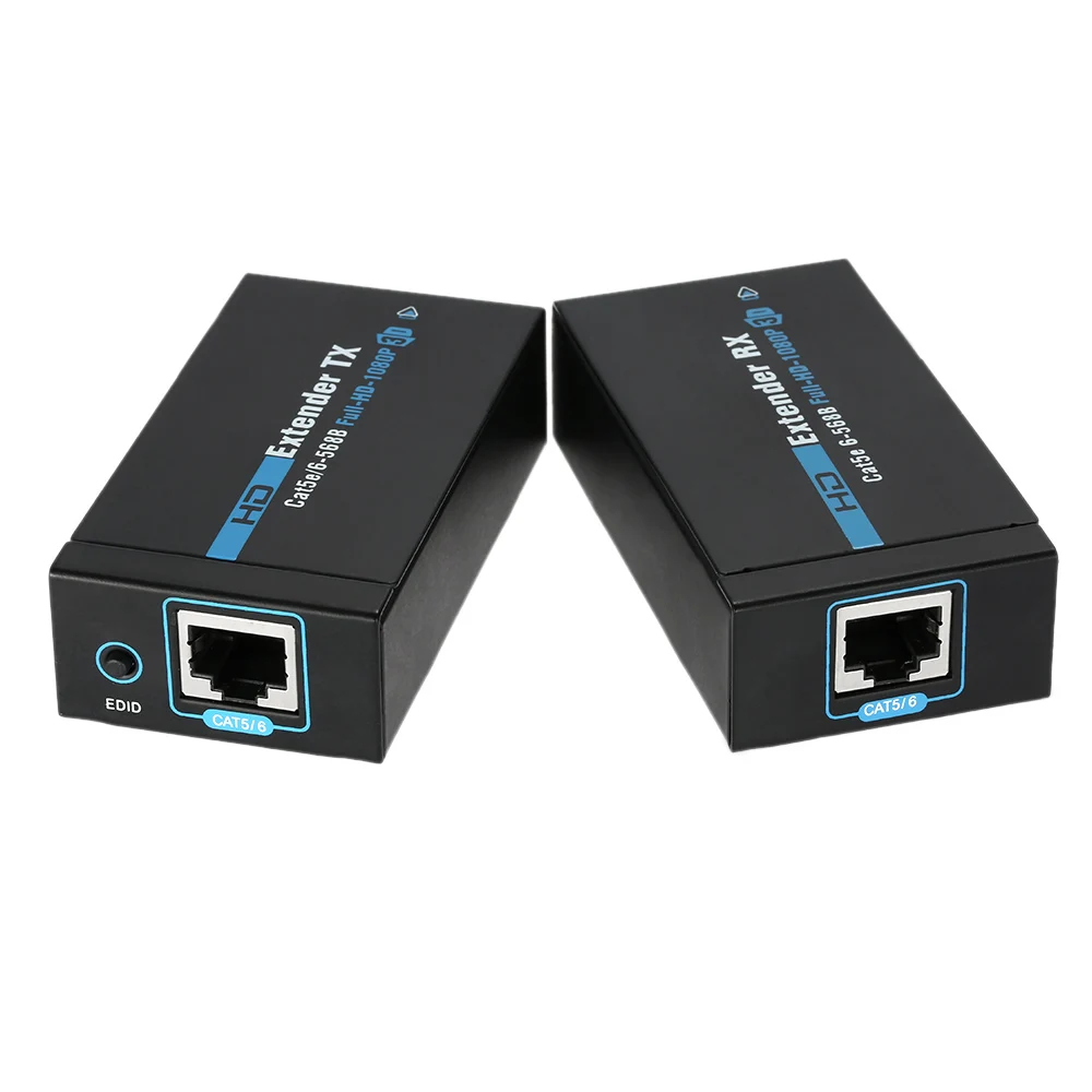 ANQ E60 60 м HDMI удлинитель 1080p 3D передатчик приемник по Cat 5e/6 RJ45 Ethernet конвертер| |