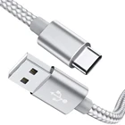 Кабель CXV USB Type C 1 м 2 м 3 м Синхронизация данных Быстрая зарядка USB C кабель для Samsung S9 S10 Xiaomi Mi9 Mi8 Huawei Honor Type-c