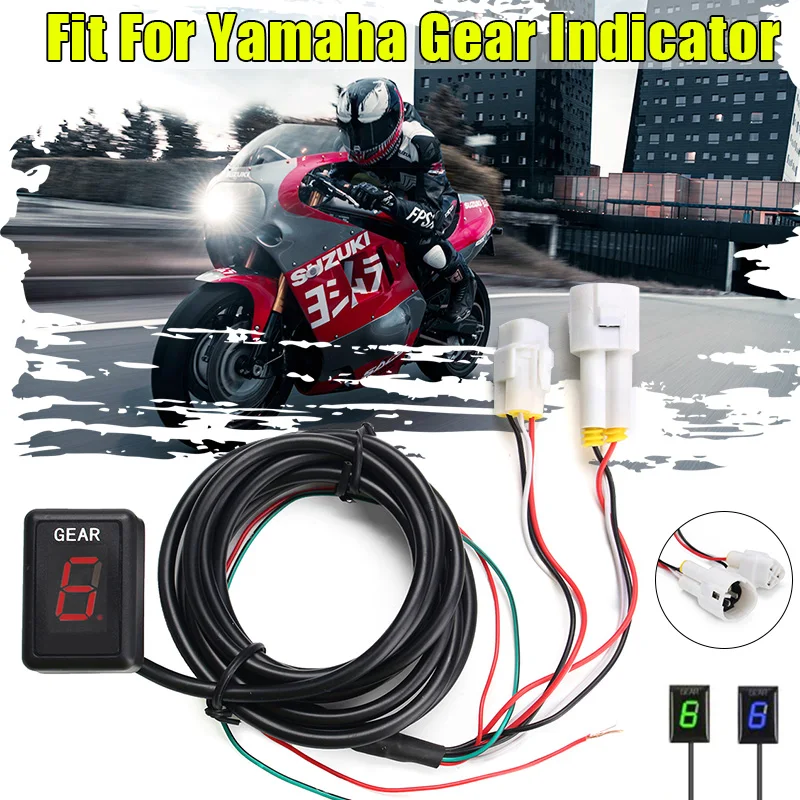 

Gear Indicator Motorcycle LCD 1-6 Level Gear Indicator Digital Gear Meter for Yamaha YZF-R1 R6 XJR400 MT01 MT03 Fz8 Fz1 Fz6 Xj6