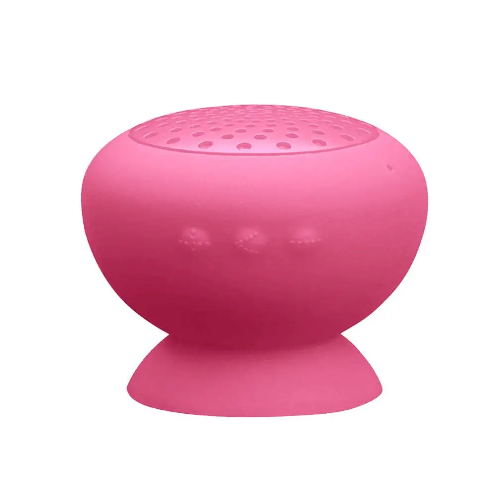 Bluetooth Speaker Waterproof Micro USB Silicone Handsfree Microphone Mic Suction Wireless MP3 Player Phone Holder | Электроника