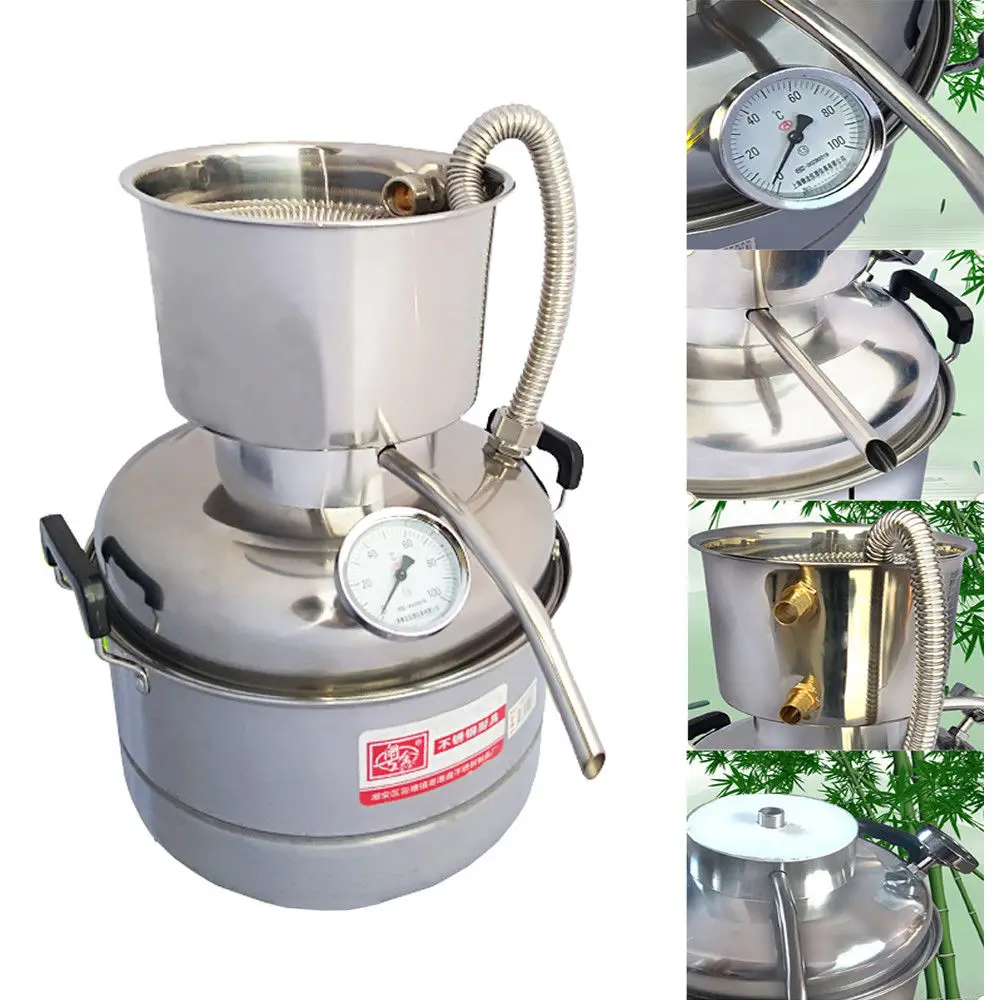 

Новый домашний дистиллятор воды из нержавеющей стали, 10 л, 15 л