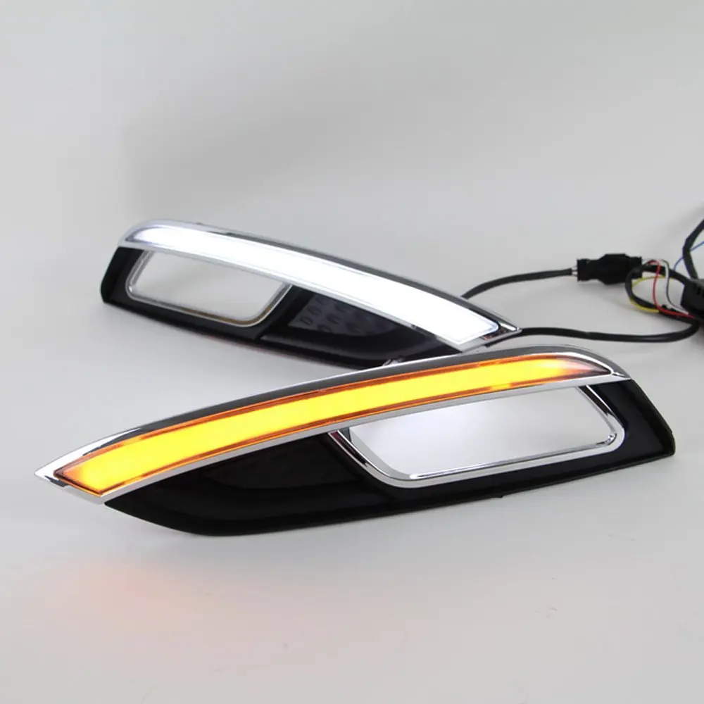 DRL Для Kia K3 Forte Cerato 2013 2014 2015 Новый светодиодный светильник дневного света для
