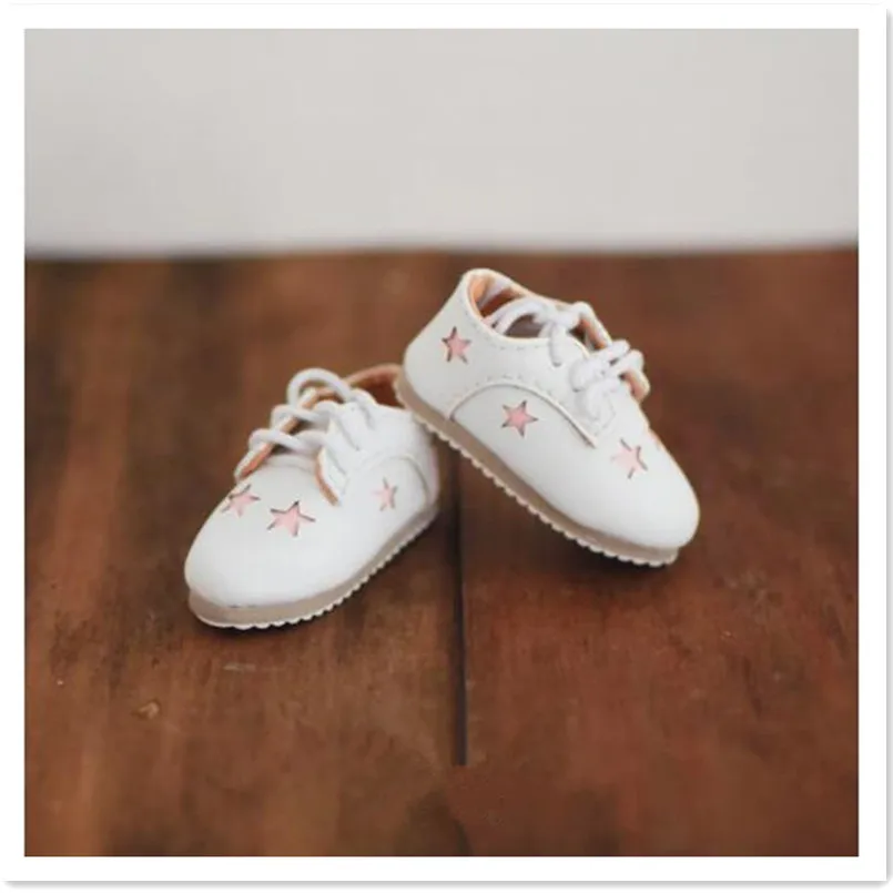 Fashion Doll Shoes 1/6 YOSD BJD for Accessories PU Leather Boots with Star Pattern | Игрушки и хобби