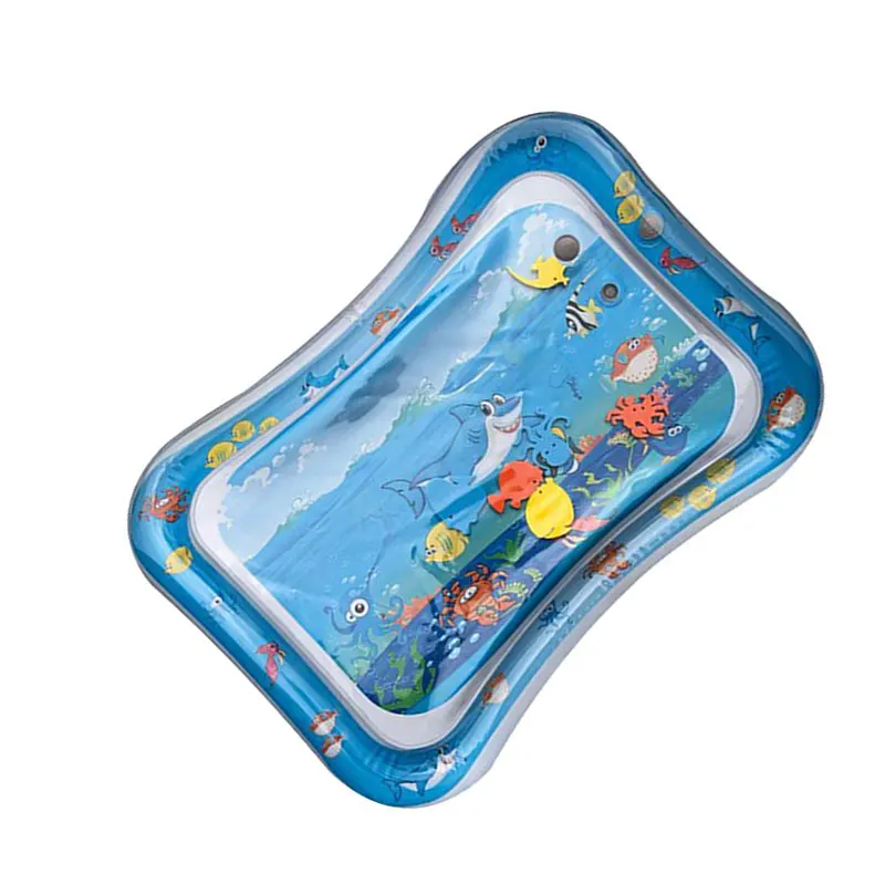 Water Mat Baby Kids Play Inflatable Thicken PVC Tummy Time Toddler Fun Activity Center For Babies Camping Mats | Спорт и развлечения