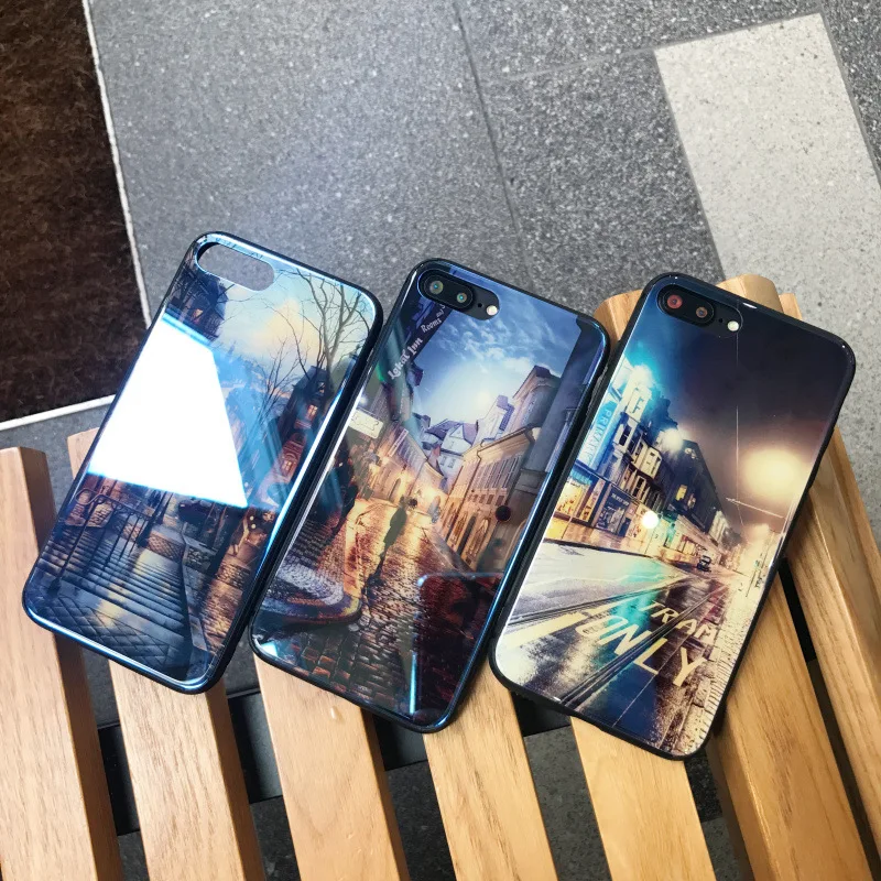 Blue Ray рисунком чехол для iPhone 5S 5 SE 6S 6 7 8 Мягкие силиконовые Симпатичные случаи