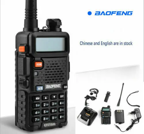 Двухсторонняя радиостанция UV 5R 8 Вт Двухдиапазонная VHF UHF Портативная 3B04|Рации| |