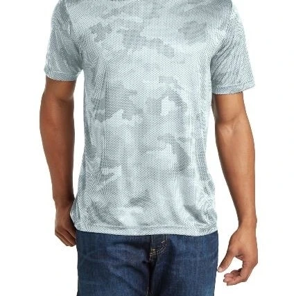 Спорт Tek ST370 CamoHex Tee Белый маленький| |