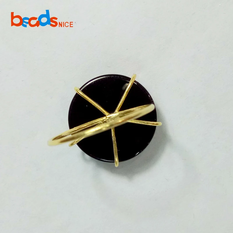 Кольцо Beadsnice ID39494smt2 1 шт./лот Золотое кольцо с легким креплением для