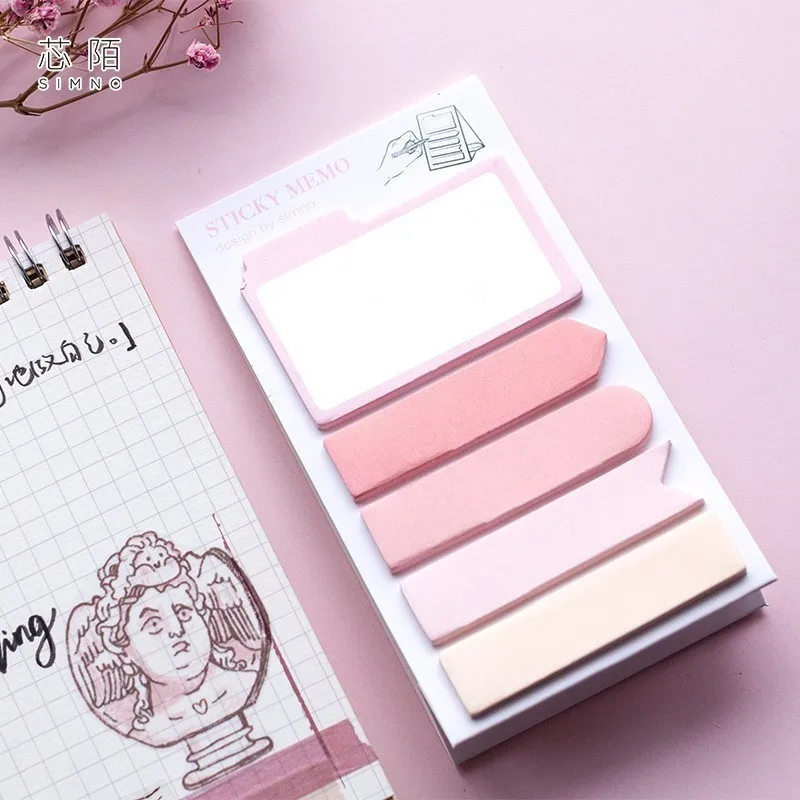 100 листов Цветовая серия Impression комбинация Sticky Note SimpleMemo журнал индексы | Блокноты -33004538403