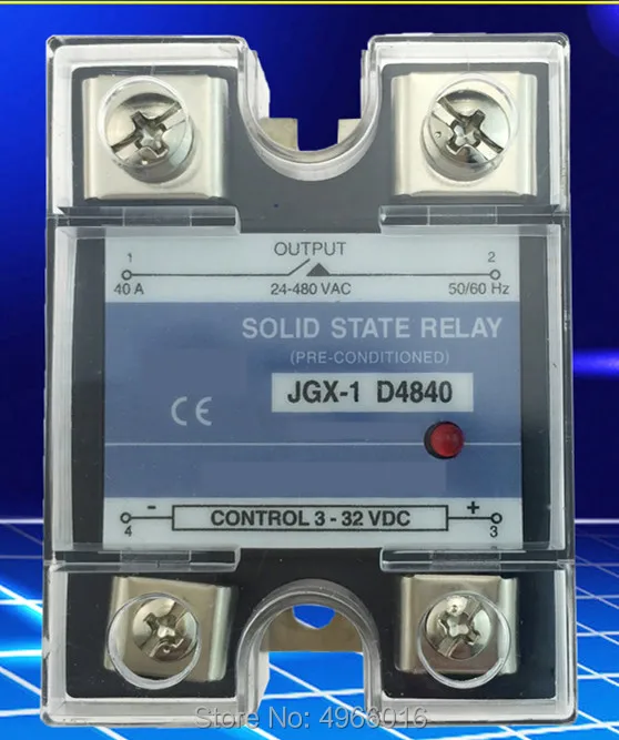 Оригинальный JGX 1 D4840 Однофазное твердотельное реле 40A SSR 40DA MGR DJ оборудование