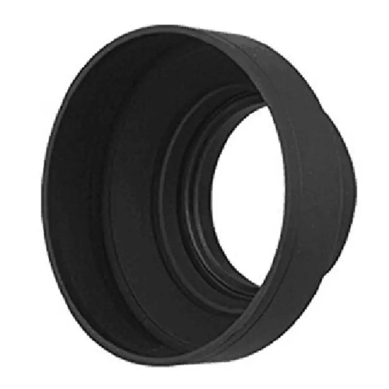 FFYY-58mm Three Way Soft Rubber Lens Hood for Digital Film Camera | Электроника