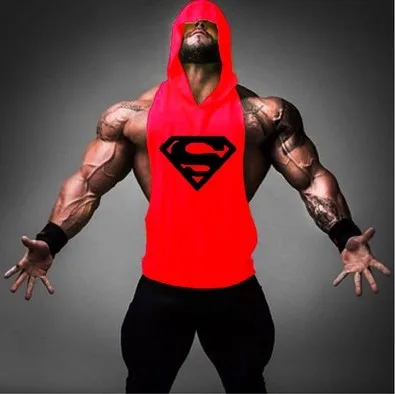 Muscleguys Brand Clothing Fitness Tank Top Mens Sleeveless Bodybuilding Shirt Tops Tee Gym Singlet Sport Vest | Мужская одежда