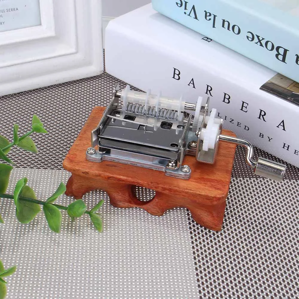 15 тон DIY стороны коленчатого палисандр музыкальная шкатулка Винтаж Музыкальная с