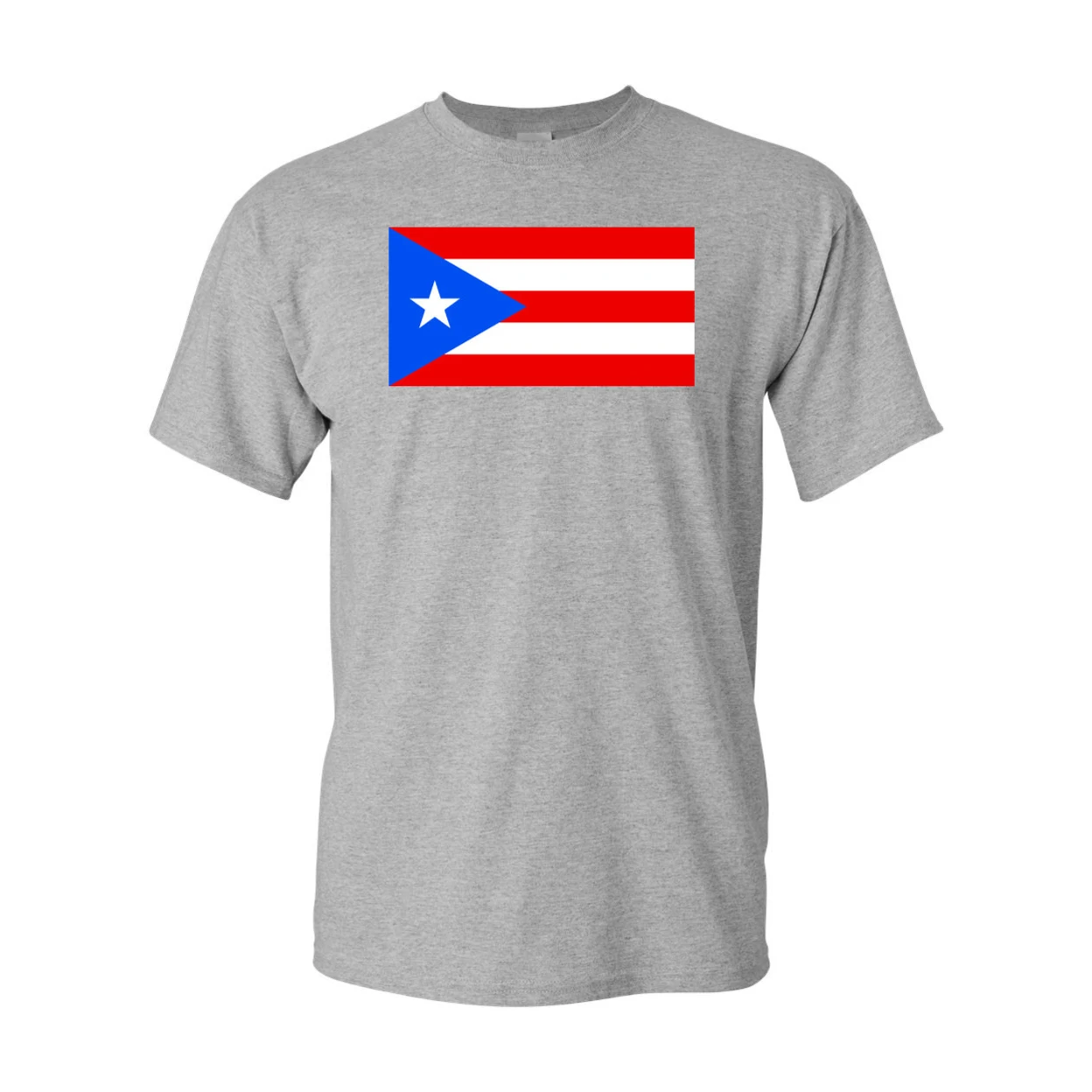 Puerto Rico Country Flag Nation Patriotic Novelty DT Adult T-Shirt Tee 1560 | Мужская одежда