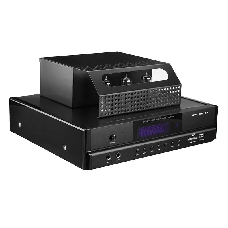 HIFI bluetooth 4,0 2,1 трубка, усилитель мощности аудио 200 Вт USB SD усилитель микрофонный Сабвуфер AMP домашняя трубка Встроенный усилитель