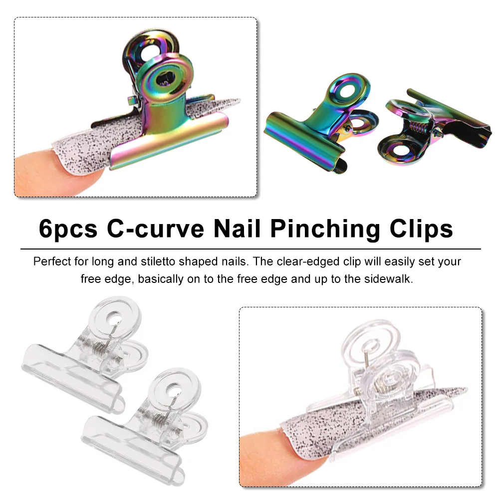 6 шт. щипцы для акриловых ногтей|Принадлежности дизайна ногтей| |