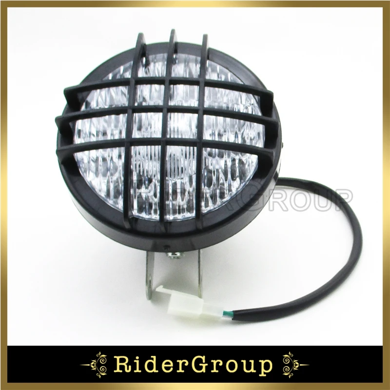 Передняя светодиодная фара 12 В для 50cc 70 90 110cc 125cc 150cc 200cc Quad 4 Wheeler Go Kart вездеход Roketa