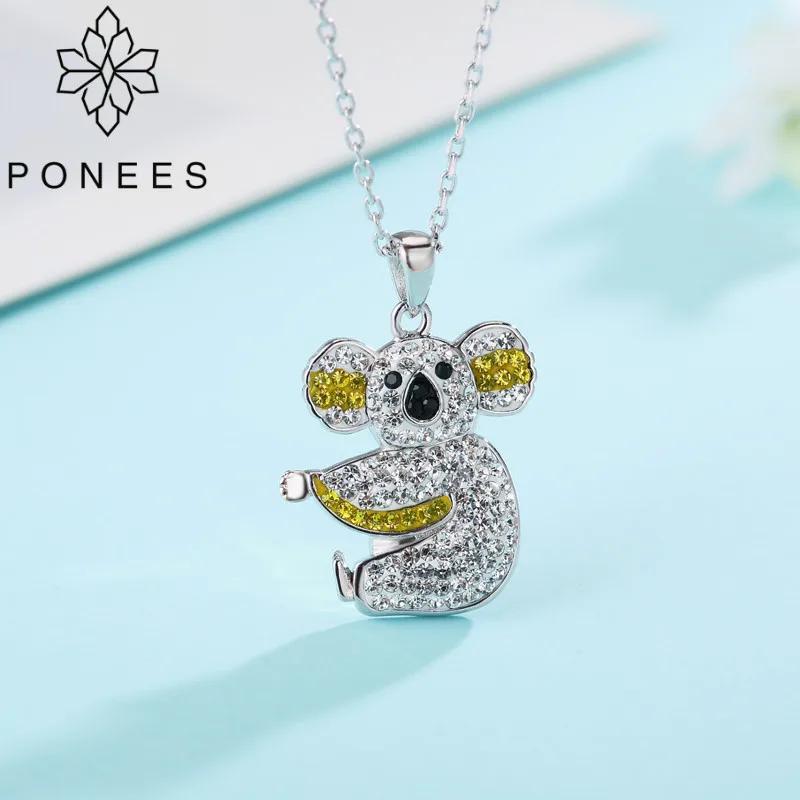 Модные детские ювелирные изделия PONEES 2018 г. ожерелье коала для подруги с