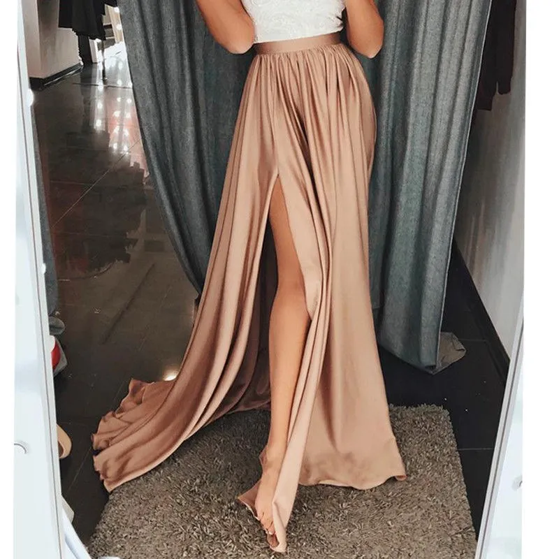 Женское длинное платье макси Boho повседневное тонкое с v-образным вырезом модное