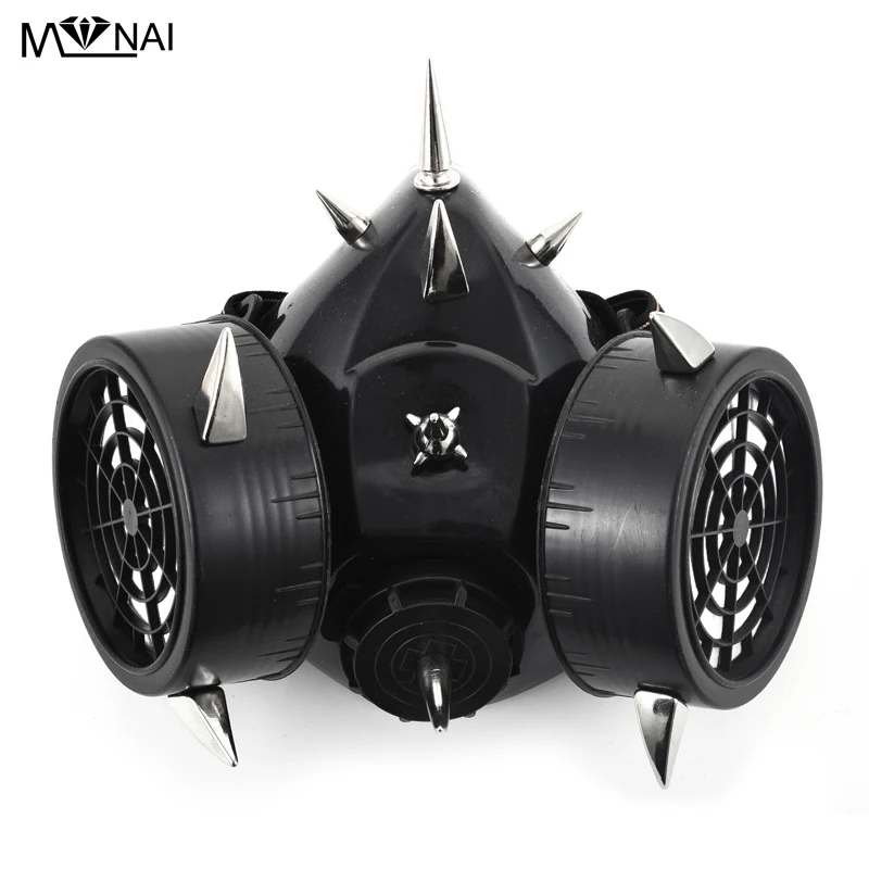 

Men's Steampunk Spike Masquerade Mask Custome Cosplay Rivet Masks Punk Accessories