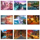 Прямая поставка, квадратнаякруглая 5d алмазная вышивка, живописная алмазная живопись сделай сам, вышивка крестиком, рисование иглой ручной работы для домашнего настенного декора