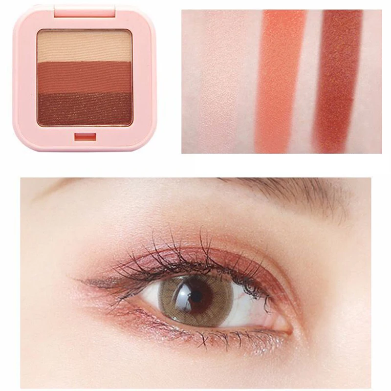 3 Цвета Палитра теней Shimmer Matte Eye Shadow Makeup| |