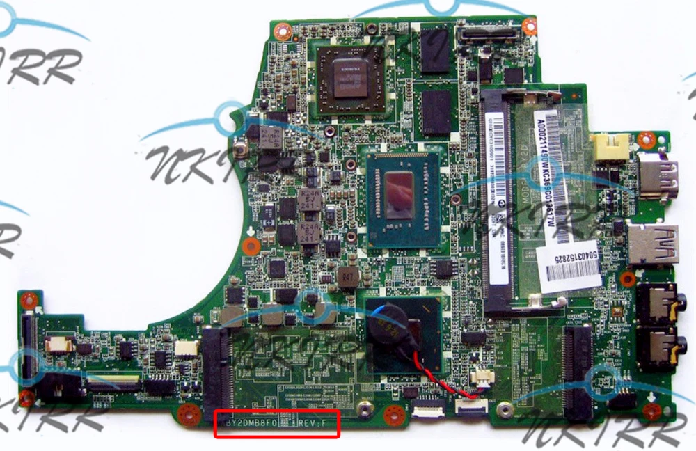 100% рабочий материнская плата dабид2dmb8f0 REV:F A000211630 i3 3217U HD7670M DDR3 HM77 для toshiba Satellite U845 U800