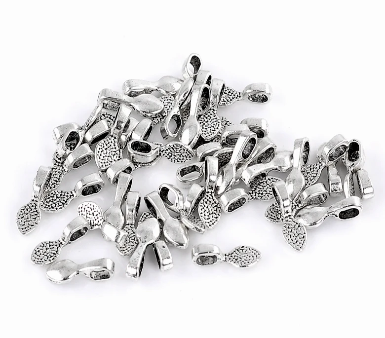 DoreenBeads клей на бирки под залог лист серебряный цвет 16x5 мм 50 шт (B22230) Иу | Украшения и