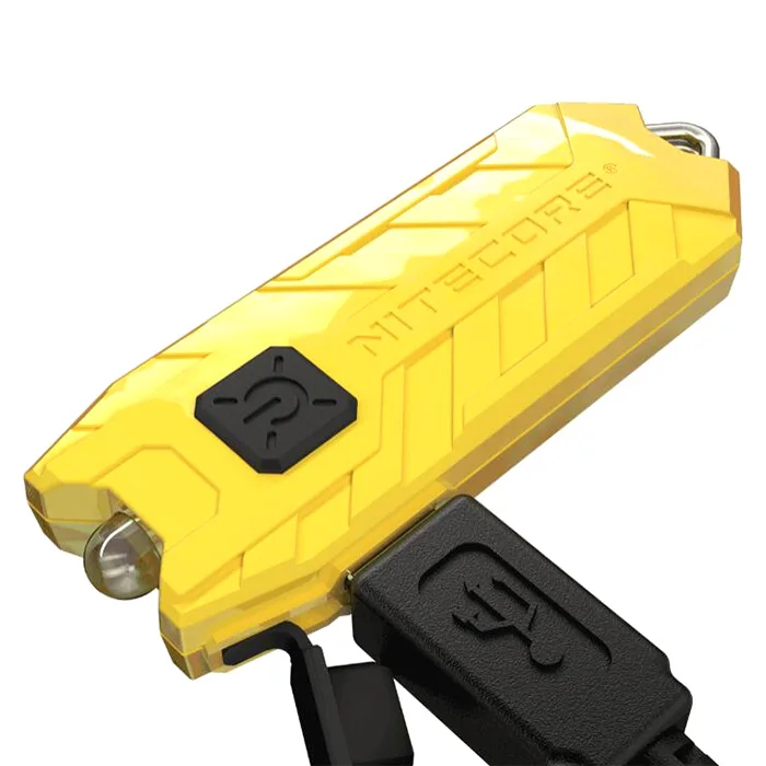 Nitecore трубка USB маленький брелок с фонариком Портативный 2 режима фонарик