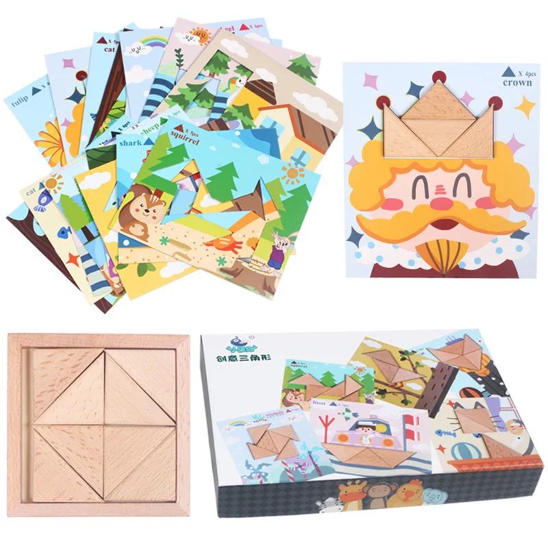 

Wooden Jigsaw Toys For Children Early Educational Game Montessori Oyuncak Toys For Boys Girls 55