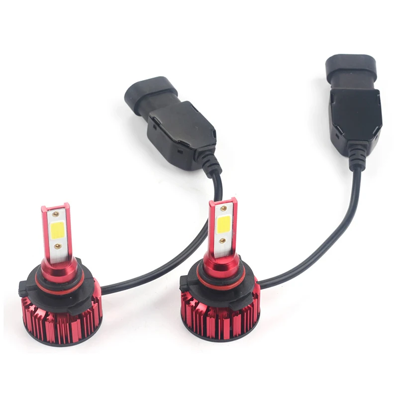 Dasbecan 2x6000K H1 H7 H8 H9 H11 9005 HB3 H10 9006 HB4 H4 авто Q1 Автомобильные светодиодные лампы для фар 50