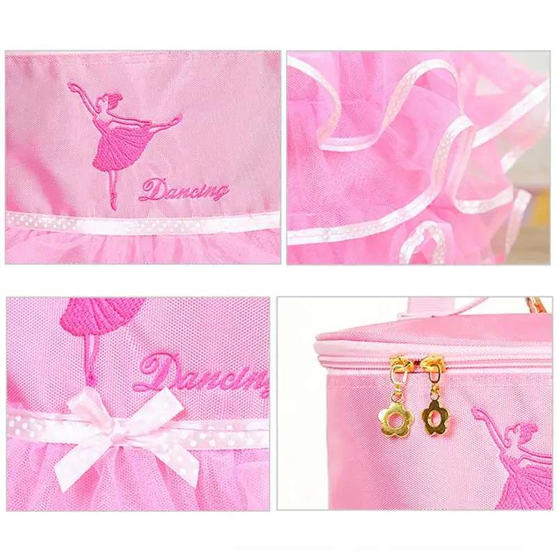 Ballerina Ballet Tutu Dress Dance Bag Backpack Handy Pouch School For Children Girls Cute Student Kids Backpack Bags Kid Girl
