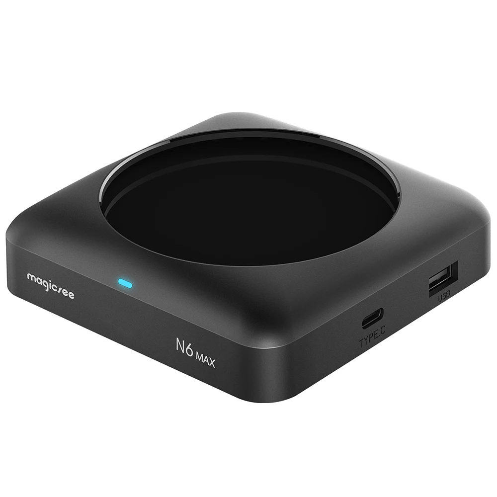 MAGICSEE N6 MAX ТВ Box Android 7 1 4 ГБ 32 Декодер каналов кабельного телевидения 2 г + 5gwifi 1000