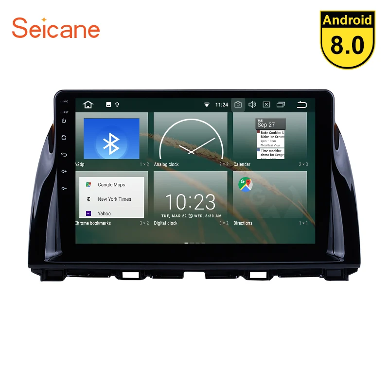 Seicane Android 8 1/8 0 автомобильный мультимедийный плеер для 2012 2014 2015 Mazda CX 5 gps Navi Радио