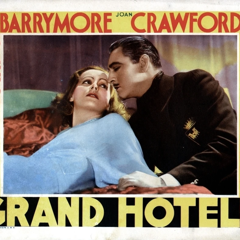 Grand Hotel From Left Greta Garbo John Barrymore 1932 постер с фильмом Masterprint (28x22)|Таблички и знаки| |