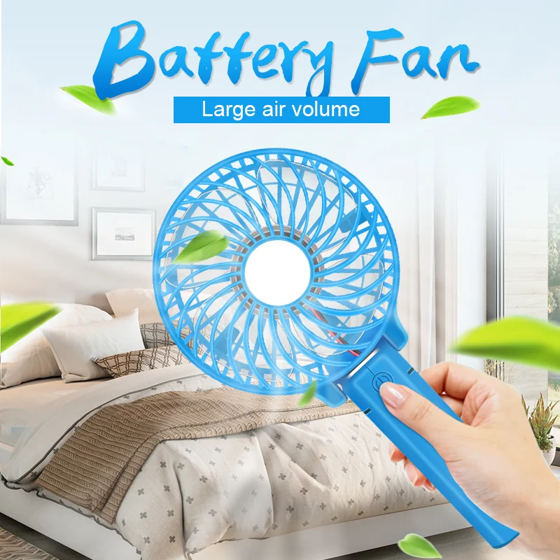Hand Fans Electric Personal Foldable Battery Operated Rechargeable Handheld Bar Desktop | Бытовая техника