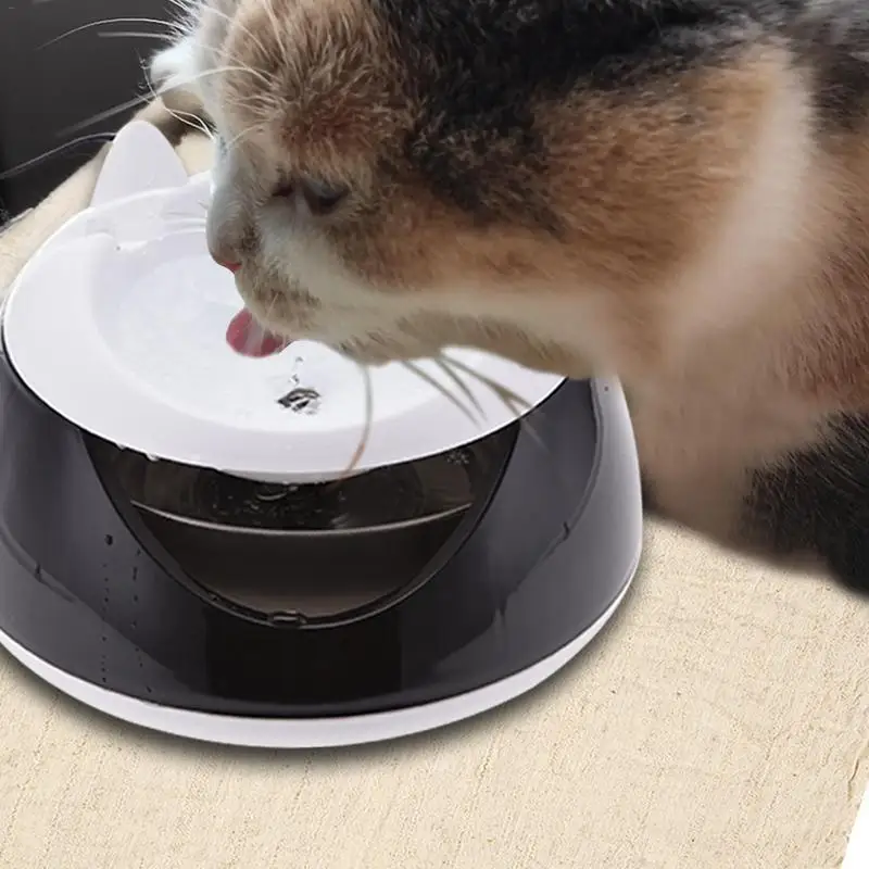 CC Automatic Cycle Pet Water Dispenser Cat And Dog Fountain Feeding Feeder Capacity 1.5L Daily Necessities | Дом и сад