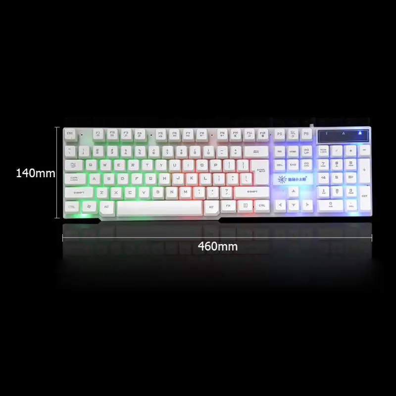 SUNROSE T20 USB Проводная клавиатура с 104 клавишами + комбинированная мышь набор для