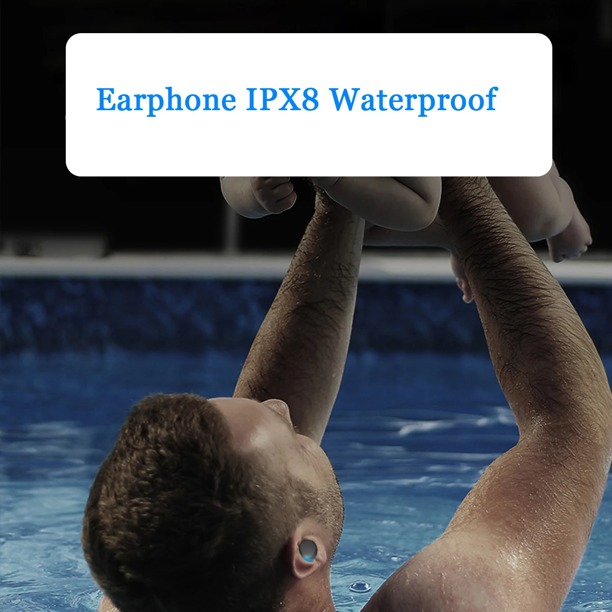 Bluetooth 5 0 туры беспроводные наушники мини TWS Близнецы стерео IPX8 Спорт Плавание