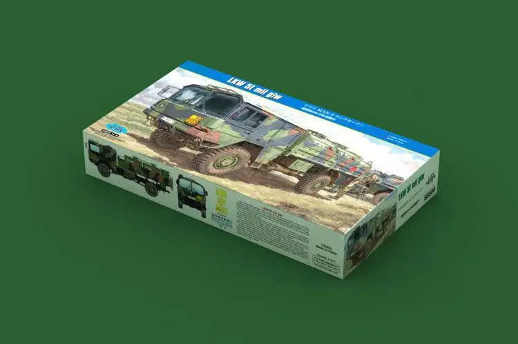 Модель немецкой модели грузовика Hobbyboss 85508 1/35 немецкая модель MAN 5 LKW 5t mil glw|Наборы