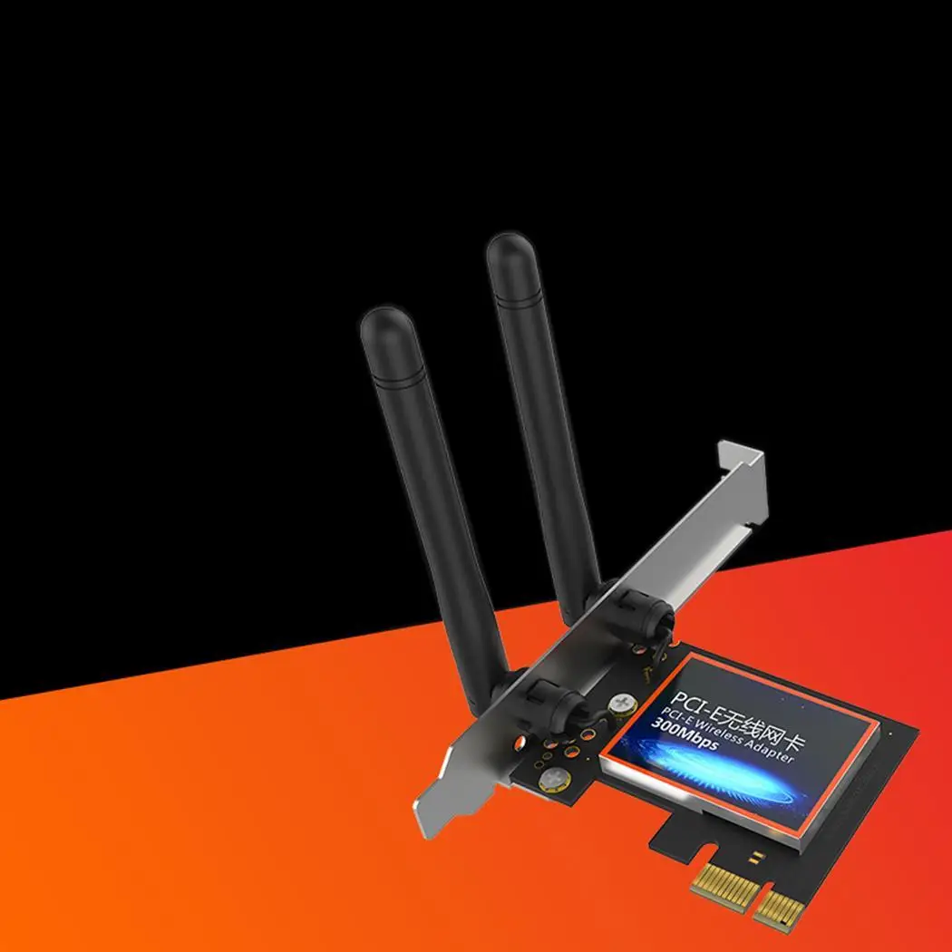 Две антенны беспроводная сетевая карта PCI E черный интерфейс WiFi с 2 адаптером 4G 100