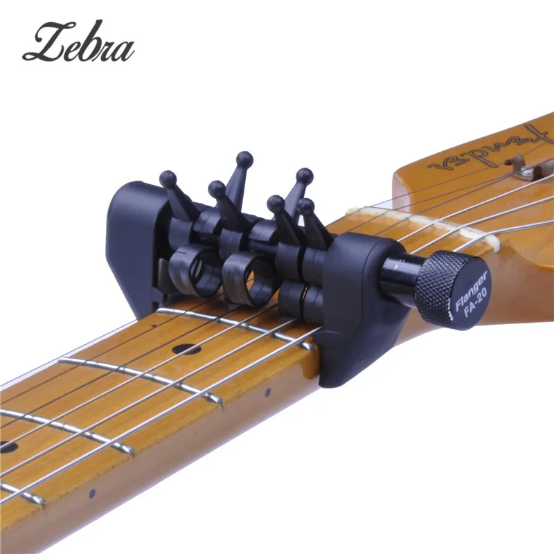 Zebra Многофункциональный 6 Chord Capo открытый тюнинг паук аккорды портативный