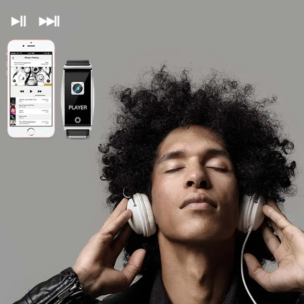 B2 смарт-браслет часы трекер активности артериального давления здоровье