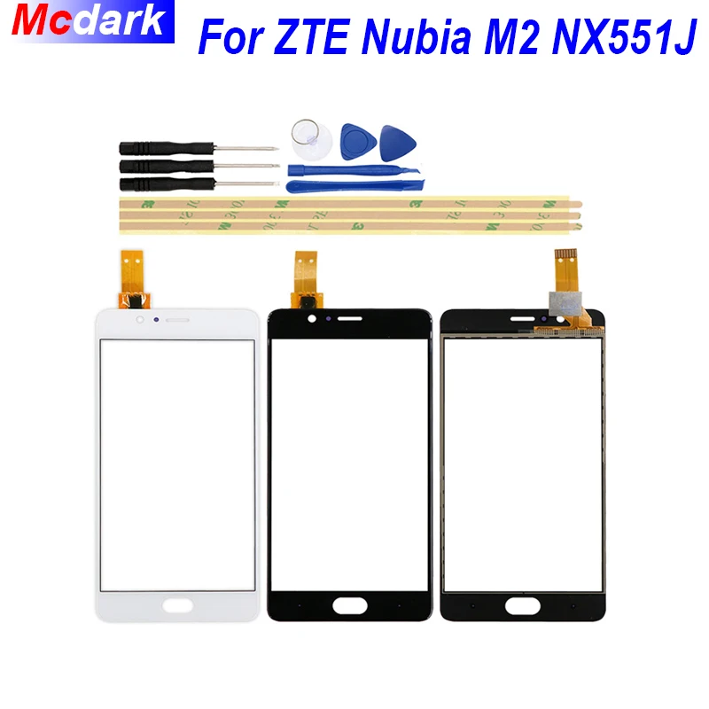 Сенсорный экран Mcdark 5 ''для ZTE Nubia M2 NX551J сенсорный передний Внешний стеклянный
