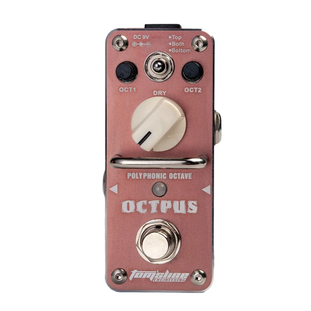 Арома AOS 3 мини гитара Педаль полифонная Октава педаль эффектов для электрогитары