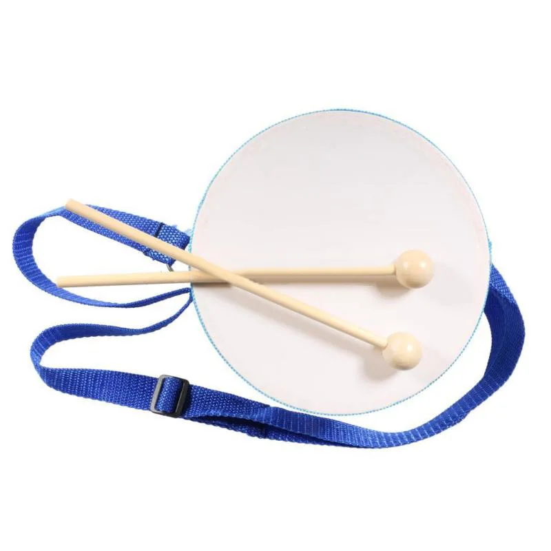 Деревянный барабан с палочками музыкальный инструмент обучающая игрушка