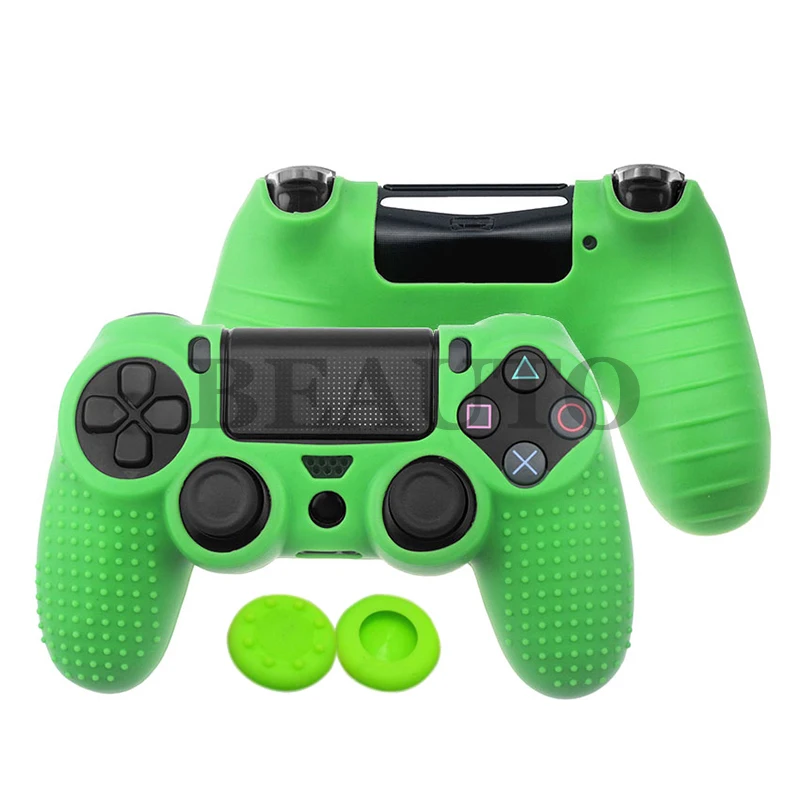 Для Dualshock Playstation 4 PS4 Slim Pro контроллер силиконовый чехол резиновый кожный колпачок