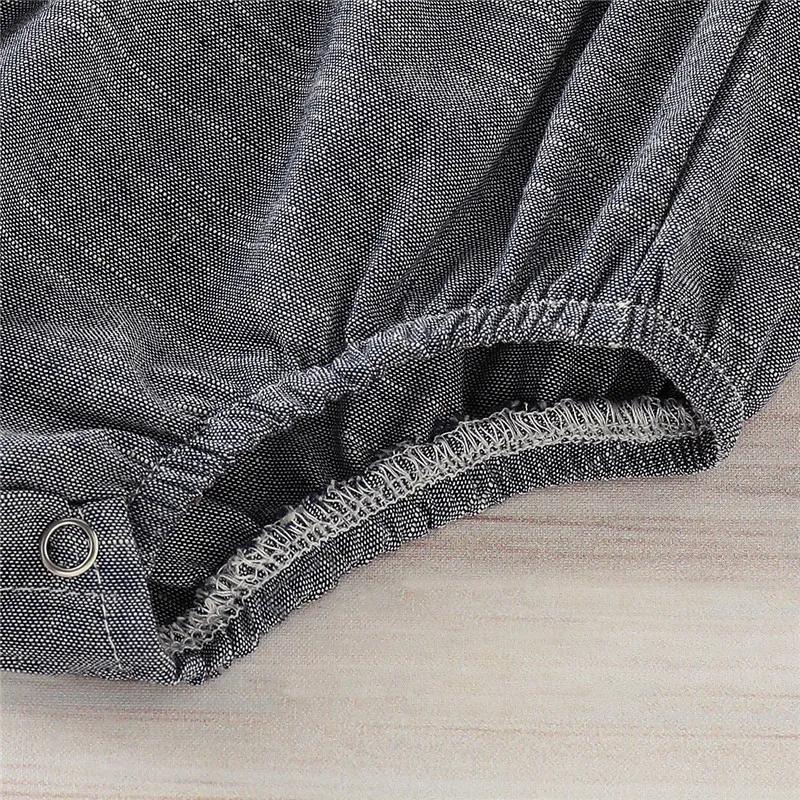 Модный комбинезон без рукавов Летний с принтом подсолнухов для новорожденных