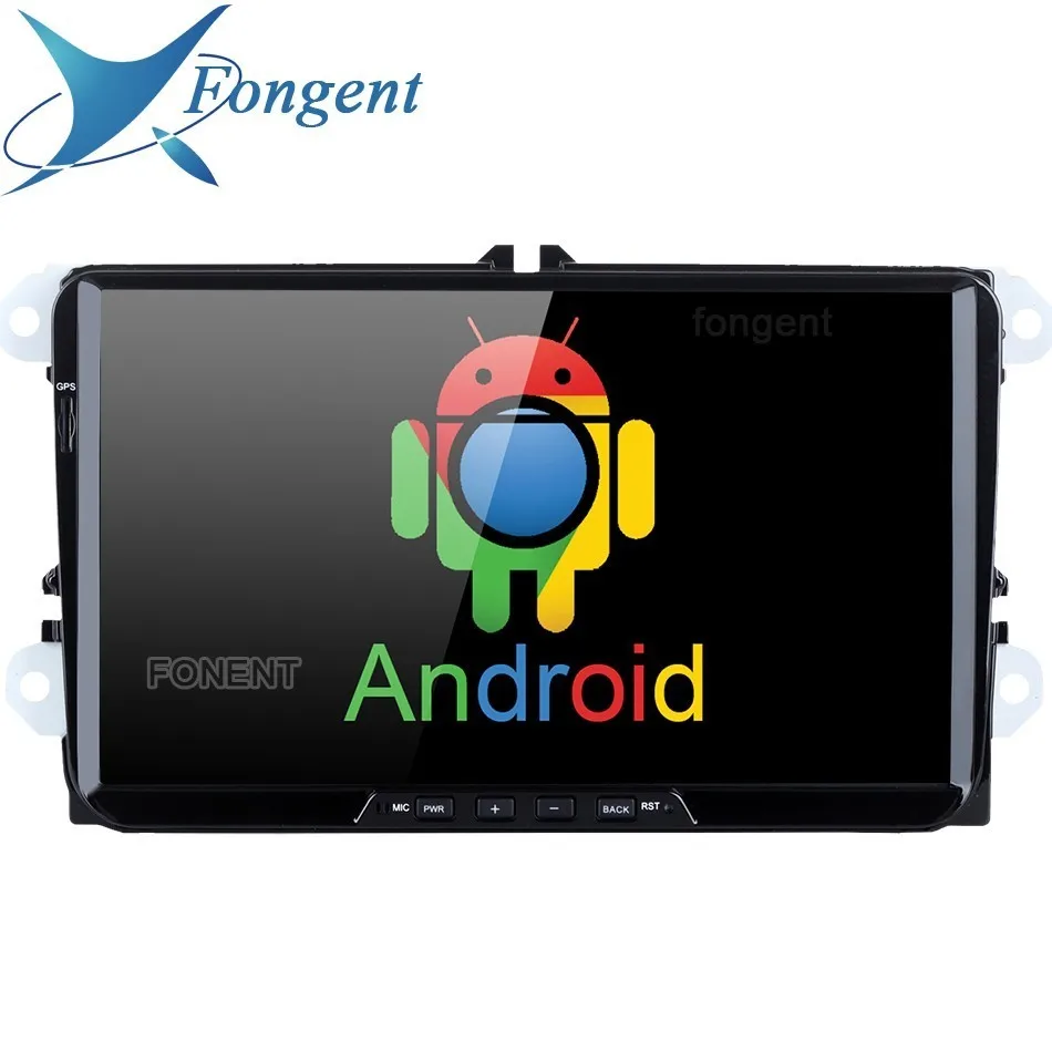 Автомобильный мультимедийный плеер 9 дюймов Android 8 0 Gps для Seat Leon Alhambra Altea Toledo